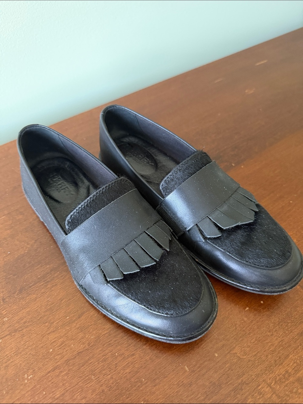 Sperry Top Sider - Black Leather W6